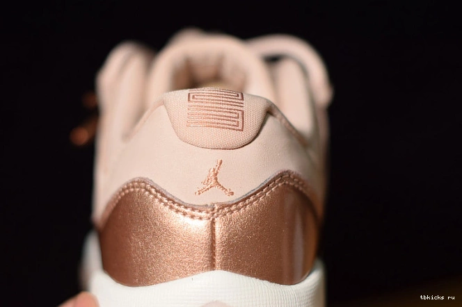 Cheap TB Gold Rose Jordan AH7860-105 Air 11 GS Low 0808